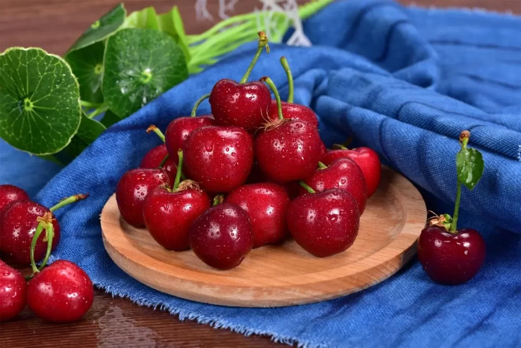 Eat cherry for remove face wrinkle and make fair skin 