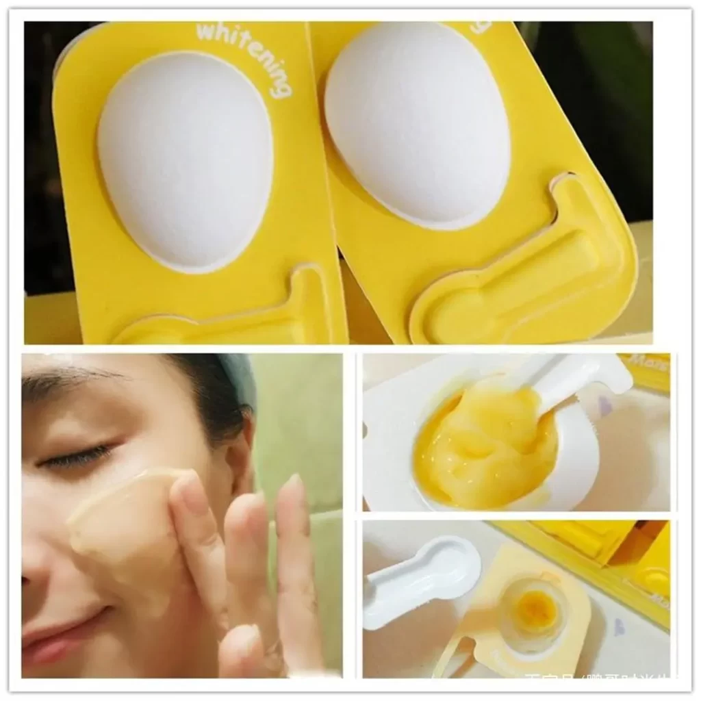 How can eggs be used for skin care?