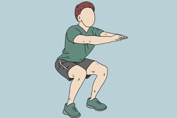 Practice squats every night before going to bed - GrowMoreHealth