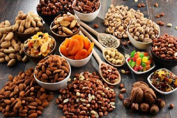 Don't eat more nuts with less water content.