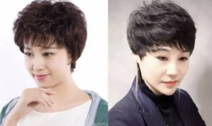 Some women think that when they are older, short hair is better to take care of