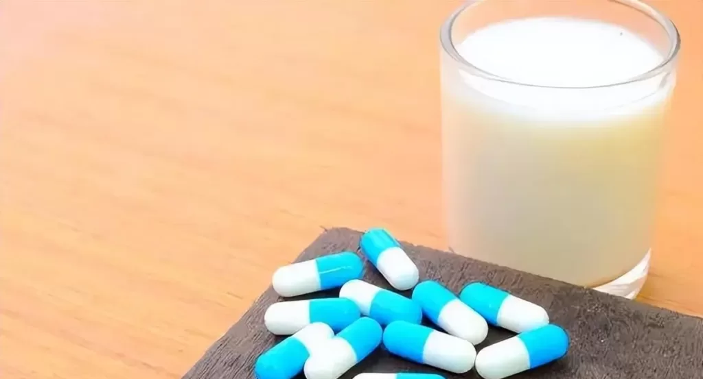 medicine with milk 