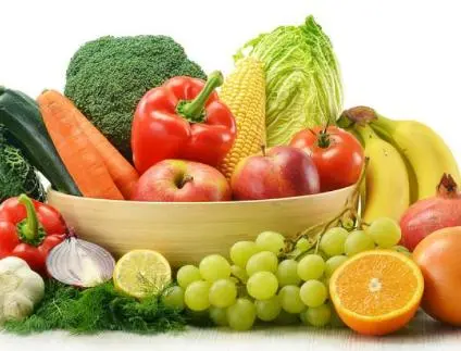 Eat more fresh fruits and vegetables