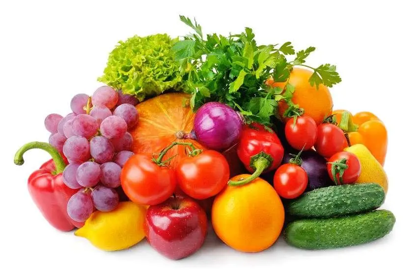 First, eat more fruits and vegetables