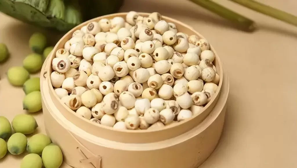 Lotus seed tea: 