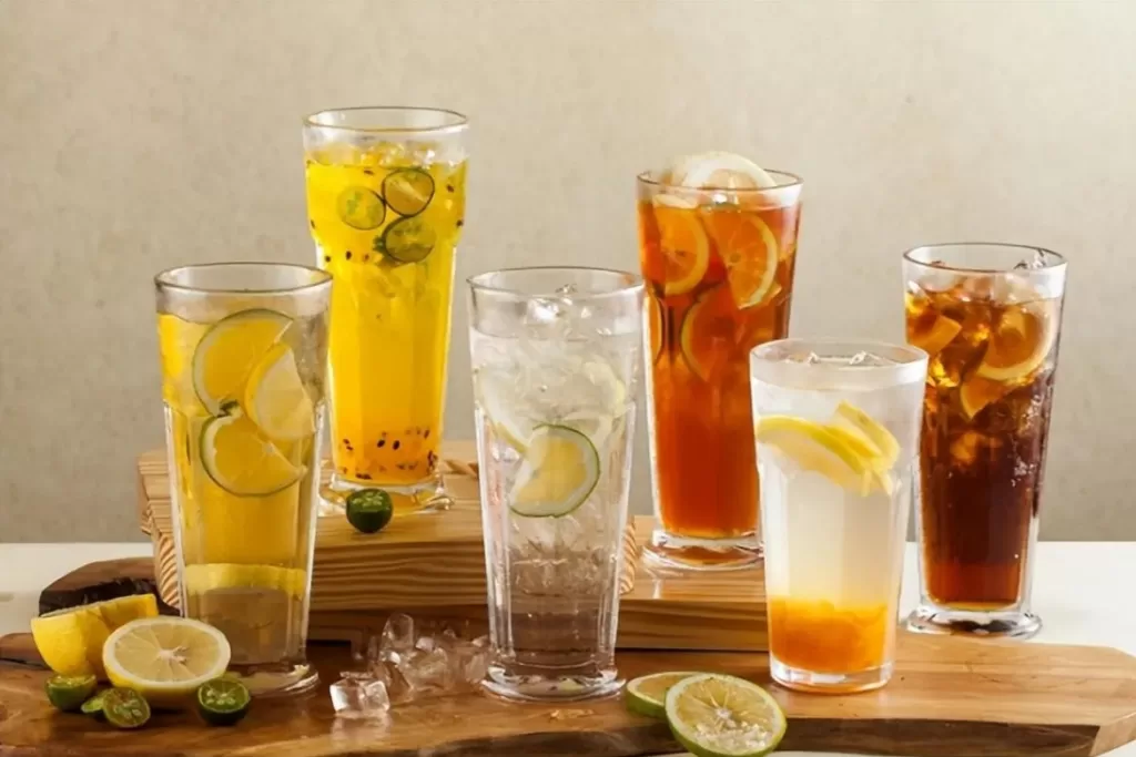 Fruit teas rich in vitamin E: