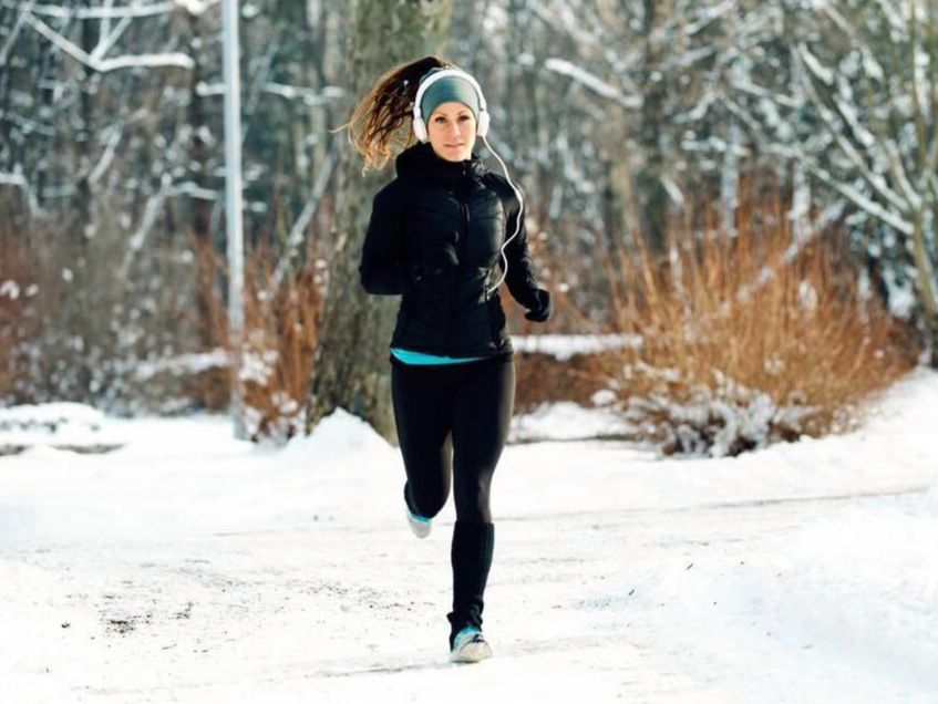 6. Running in the winter brings fresh air